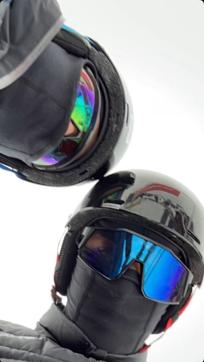 On the mountain together